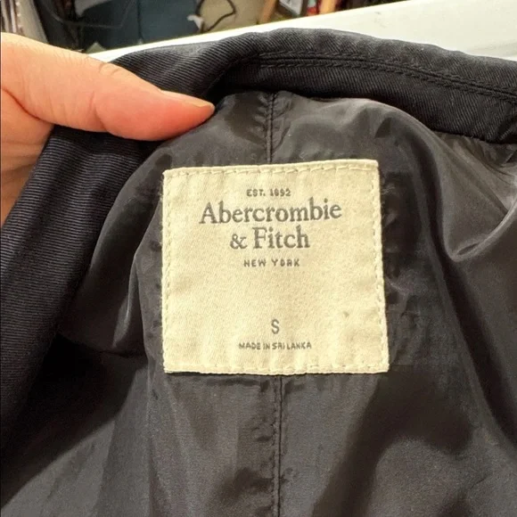 Abercrombie and Fitch black casual open faced blazer jacket cardigan - Picture 5 of 5